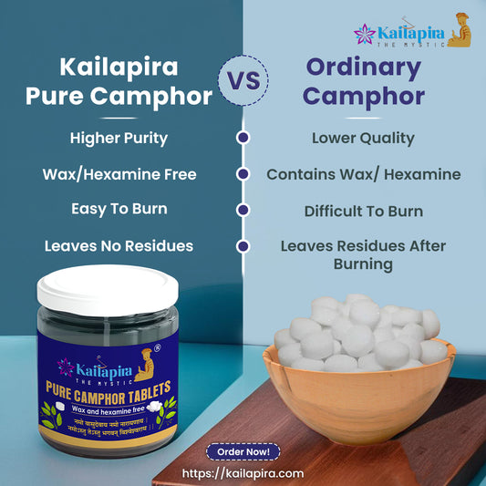Camphor Tablet – 100% Pure Camphor Tablet (20GM)