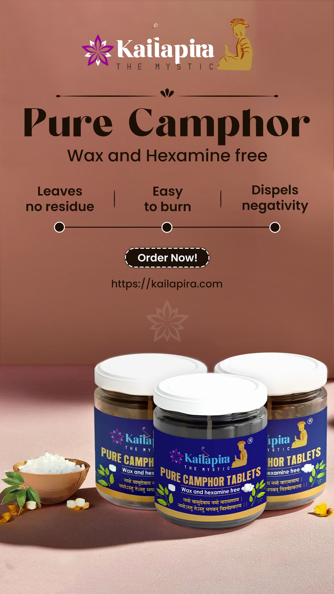 Camphor Tablet – 100% Pure Camphor Tablet (500GM)