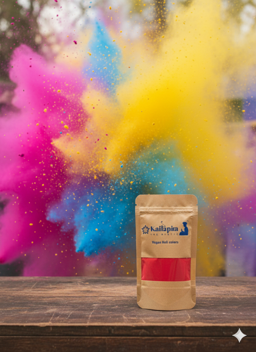 Vegan 100% Organic Holi Gulal (Red )