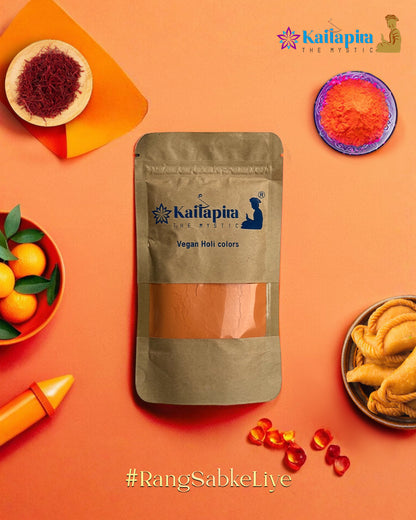Vegan 100% Organic Holi Gulal (Orange )
